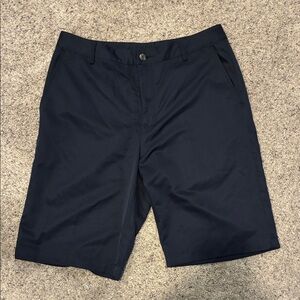 Adidas Men's Navy Flat Front Golf Shorts